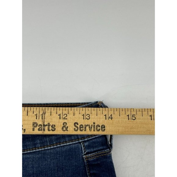 Pac Sun Women's Mid Rise Ankle Jeggings Distressed Skinny Jeans Denim Size 27 W - Picture 12 of 12